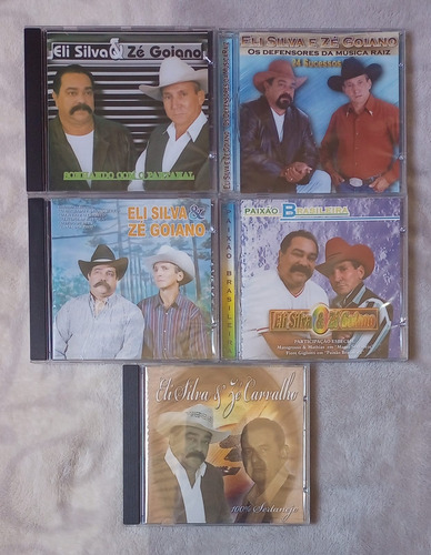 Coleção Eli Silva E Zé Goiano (5 Cds Originais) 