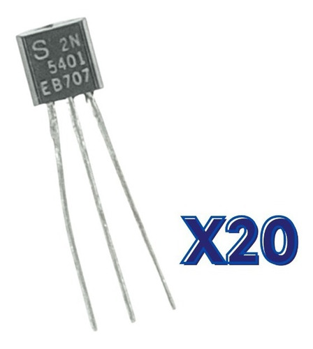 Kit 20 Transistor Pnp 2n5401 150v 600ma O Nte288