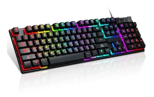 comprar Kit De Teclado Con Mouse Gamer Con Rgb T-wofl . Tf200 Color del mouse Negro Color del teclado Negro