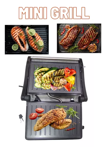 Mini Grill Sanduicheira Inox Bak Gourmet 110 750w - MK