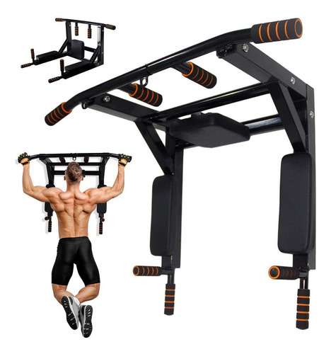 Barra De Dominadas Multifuncional Para Pared Gym Resistente