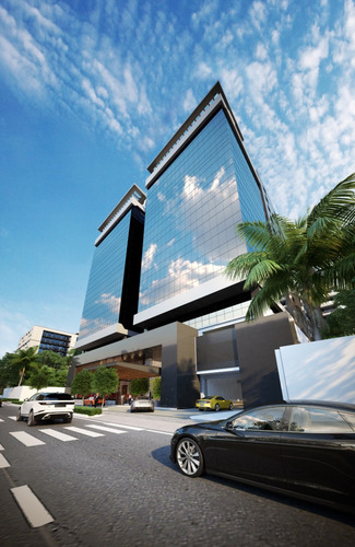 For Rent Local De Oficina En Torre Corporativa En Piantini De 275 Metros Y 6 Parqueos En Obra Gris Se Entrega