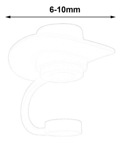 6 Cubierta Antipolvo Paja Resina Silicona Elegante Y Bonita
