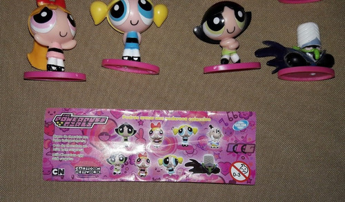 Chicas Superpoderosas 8 Figuras Huevo De Chocolate Grezon (Usado)