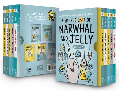 A Waffle Lot of Narwhal and Jelly (Hardcover Books 1-5), de CLANTON BEN. Editorial TUNDRA BOOKS INC, tapa dura en inglés