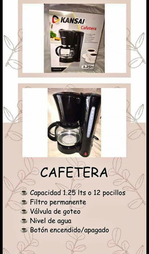 Cafetera. Capacidas 1,5 Litros.
