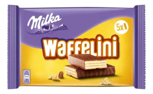 Milka Waffelini, Galletas Con Cubierta Sabor Chocolate 155gr