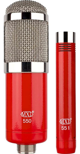 Conjunto De Micrófono Mxl Con Diafragma Grande 550 Y Micrófo