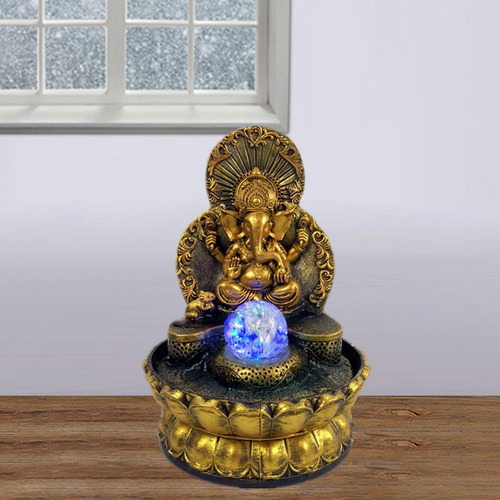 A Artesanías Con Fuentes De Arte De Buda De Resina