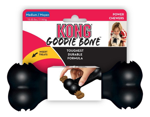 Juguete Para Perro Hueso Kong Extreme Goodie Bone Talla M