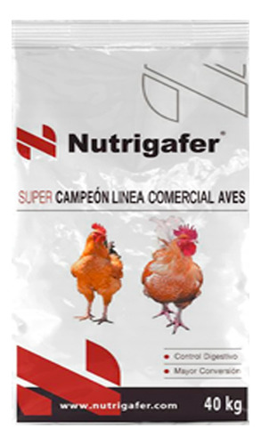 Nutrigafer Linea Comercial Alimento Aves Productoras 40 Kg