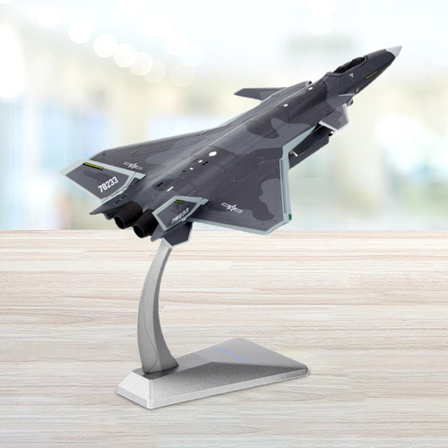 Avión De Juguete De Simulación De Aleación J20 A Escala