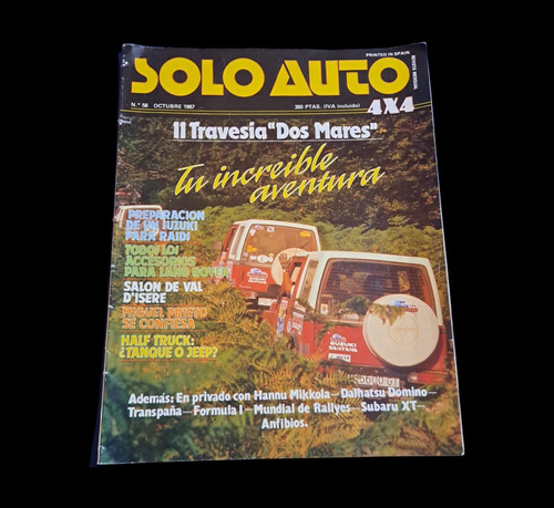 Revista Solo Auto De 1987