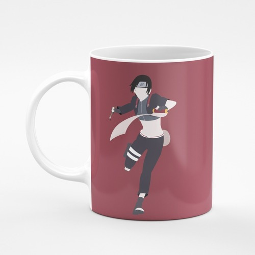 Caneca Cerâmica Sai Minimalista - Naruto Shippuden