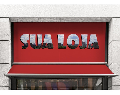 Imagem 1 de 7 de 26 Letras 35cm Letreiro Fachada P/ Comércio Loja Academia