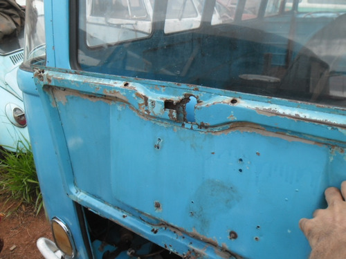Kombi Vw Van Corujinha 1965 Funcionando Lisa De Lata P/ Rest