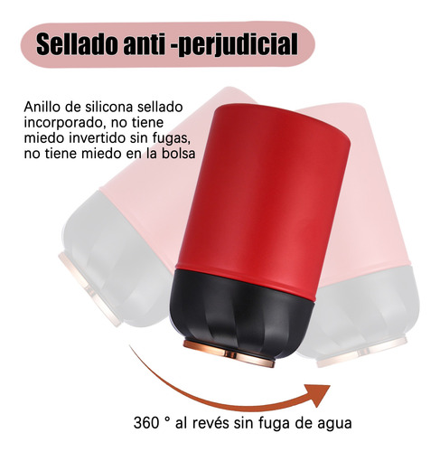 Termo Portatil Comida Caliente Fría Sopa Acero Inox. 500ml Rojo