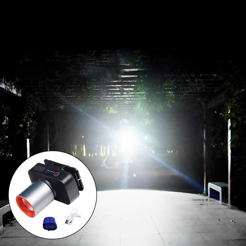 Linterna Frontal Led Impermeable Con Enfoque Ajustable Para