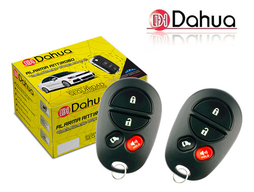 Alarma De Seguridad Antirrobo Para Coche Universal Con 2 Controles Dahua Dal015