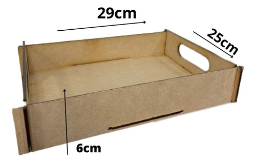 Bandejas Para Desayuno Mdf Pack 10 Caja Sorpresa