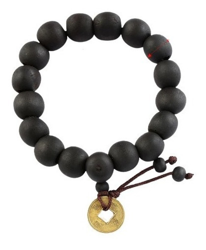 Ruztik | Pulsera Budista Madera Ébano Tibetano 10mm Yoga