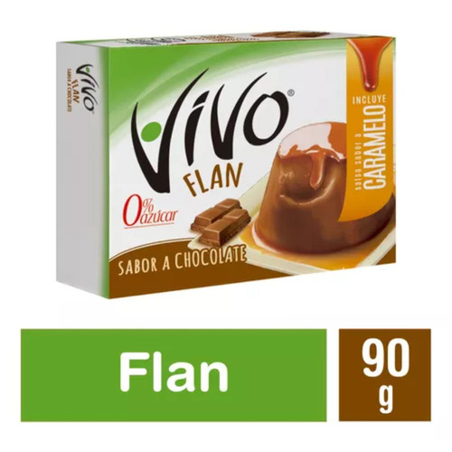 Vivo Flan Chocolate 90 Gr