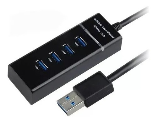 Hub Multipuertos Usb 3.0 4 Puertos De Alta Velocidad