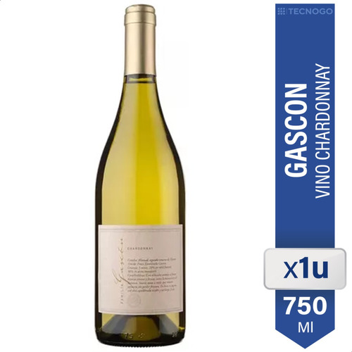Vino Familia Gascon Chardonnay Blanco 750ml 