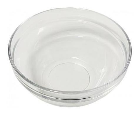 Bowl Vidrio Transparente Liso 20x9cm 1.5 Lt