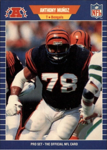 1989 Pro Set #66 Anthony Munoz Cincinnati Bengals