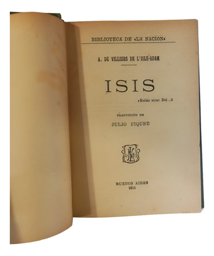 Isis - A. De Villiers De L'isle-adam
