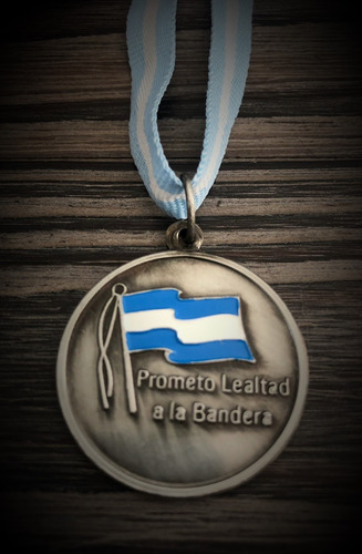 Diploma + Medalla Jura De Bandera + Cinta