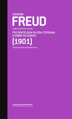 Libro Freud 1901 Obras Completas Volume 5 De Freud Sigmund