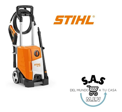 Hidrolavadora Stihl Re 110 De 1.7kw Con 120bar De Presión