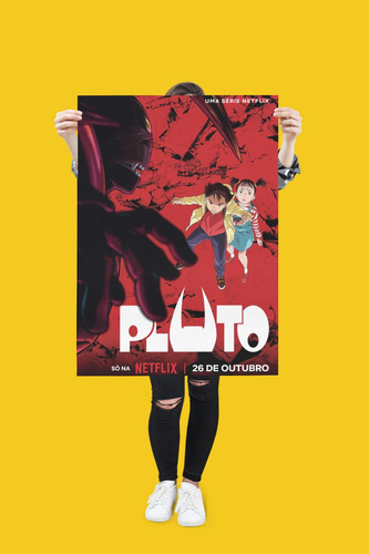 Superpôster Anime Invaders - Pluto, De Editora Europa. Editorial Europa, Capa Mole, Edição 2024-06-24 00:00:00 Em Português