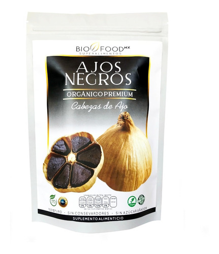 Ajo Negro Biofoodmx Organico Premium Original Gourmet 1 Kilo