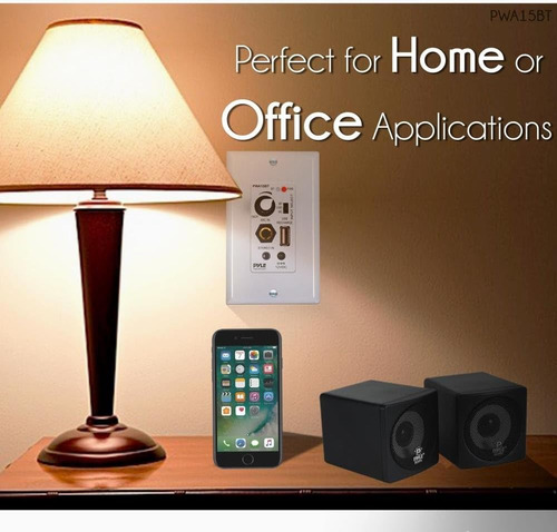 Pyle Wireless Bt Receiver Wall Mount - Receptor De Control D