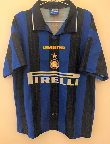 Camisa Internazionale 1996/97 Zamorano #9 Raríssima