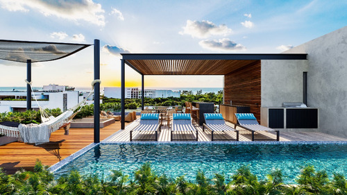 Departamento En Venta En Playa Del Carmen, Quintana Roo, Kopok, Ubicación Excepcional En Una De Las Zonas Más Activas