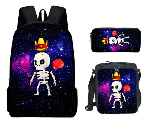 Bolsa De Fiesta Infantil En 3d Con Diseño De New Stumble Guy Color 12 Diseño De La Tela Lunch Bag