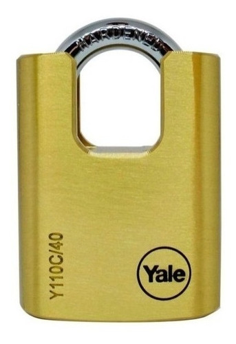Candado Anticizalla Yale 110 40 Mm Gancho Protegido Color Amarillo