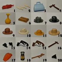 Comprar Playmobil Accesorios Oeste Gorros Bandoleras Rifles Western 