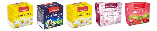 10 Chá Misto Combo Kit Madrugada Flores E Chás Com 10 Sachês