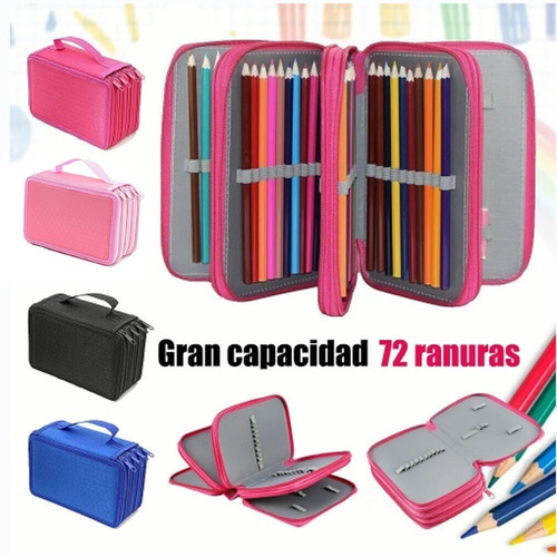 Estuche Organizador De Bolígrafos/72 Lápices Papelería