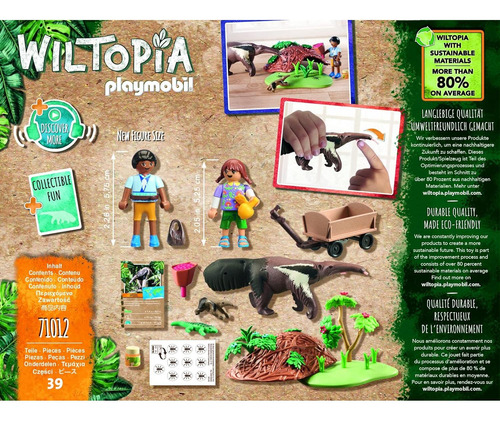 Cuidado Del Oso Hormiguero Playmobil 71012 Con Accesorios