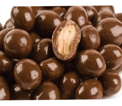 Amendoim Doce Confeitado De Chocolate Saboroso Kit 1500g
