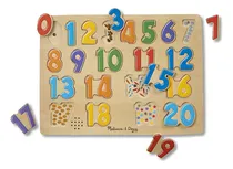 Comprar Melissa & Doug Rompecabezas De Madera Con Efectos De Sonido (21 Pcs)- Números
