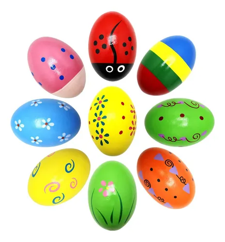 comprar Agitadores De Huevos De Pascua Para Bebés, 9 Unidades, Instr