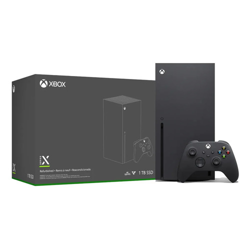 Microsoft Xbox Series X Series X Certified Refurbished RRT-00001 - 1 TB - Negro