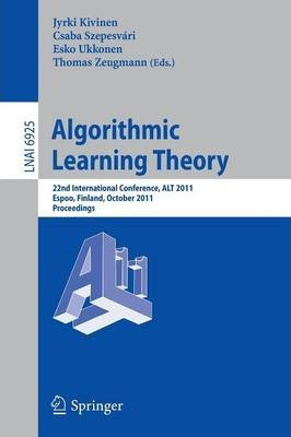 Libro Algorithmic Learning Theory : 22nd International Co...